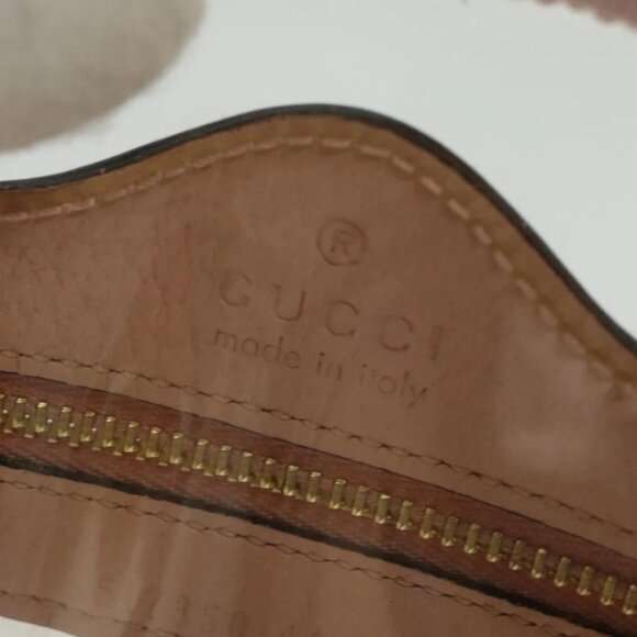 GUCCI Web Sherry Line Shoulder Bag Vinyl Clear Red Green 517350 Auth ki5631AV - Picture 10 of 16